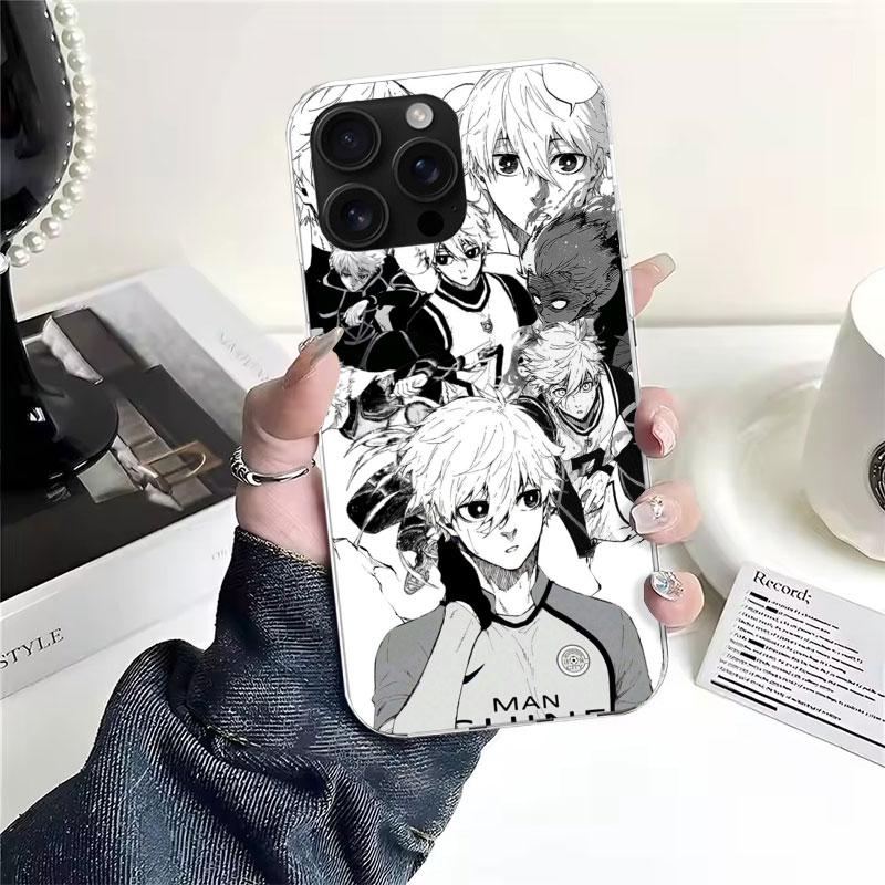 Blue Lock Наги Сэйсиро Мягкий чехол для телефона для IPhone 11 17 Air 16E 16 Pro Max 15 + 14 Plus 13 Mini 12 Apple 7 SE 8 Fundas Coque 11