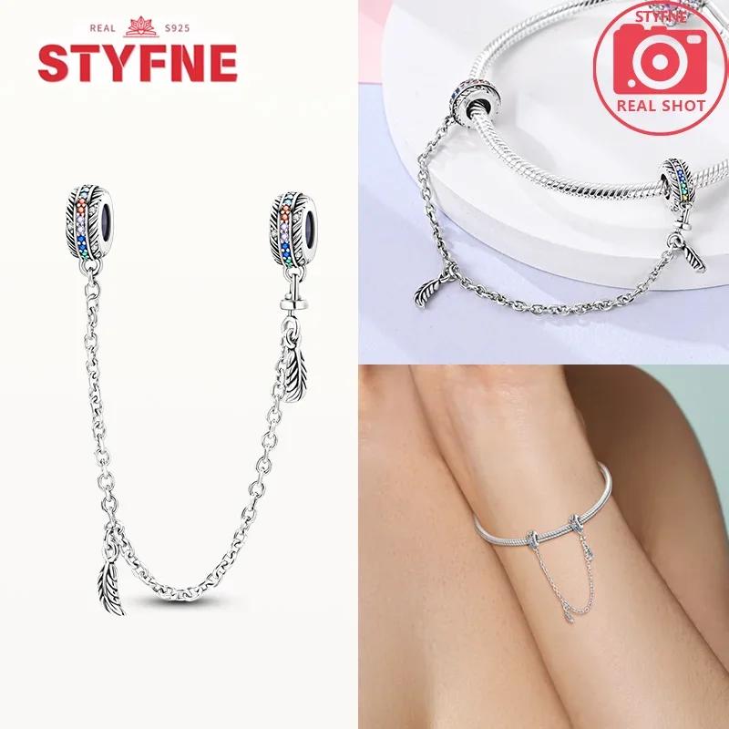 Женский оригинальный браслет, ювелирные украшения, подарок своими руками, шармы, бусины, медь, серия «Религия», ангел-хранитель, крест, предохранительная цепочка, шармы-бусины