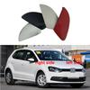 Для Volkswagen VW Polo 2014 2015 2016 2017 2018 автомобиля дверь заднего вида крыло зеркало чехол боковые зеркала крышка колпачки цвет