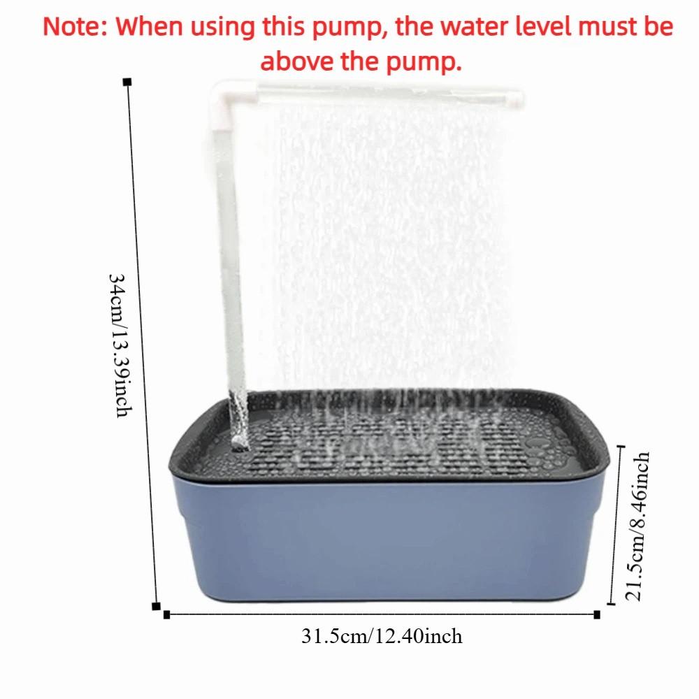 Quiet Operation Parrot Bath Tub USB Electric Circulating Water Bathtub  Parrot Grooming