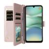 For Xiaomi Poco C71 4G/Redmi A5 4G (171.7mm) Wallet Case with Shoulder/Wrist Strap Leather Phone Cover Stand