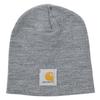 Вязаная шапка-бини, акриловая шапка, простая, с логотипом, одна точка защиты от холода, унисекс, один размер A205 бесплатно [Carhartt] Heather_Grey(HGY) [Элемент]