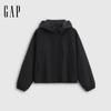 Gap Women's 2025 Autumn Embroidered Logo Loose Hooded Jacket