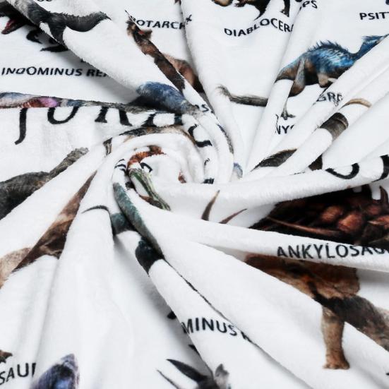 Одеяло супер мягкое удобное фланелевое одеяло динозавр алфавитный узор диванное одеяло для детей и взрослых