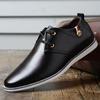 2021 new sports and leisure shoes men's breathable leather shoes beef tendon soft sole shoes men's