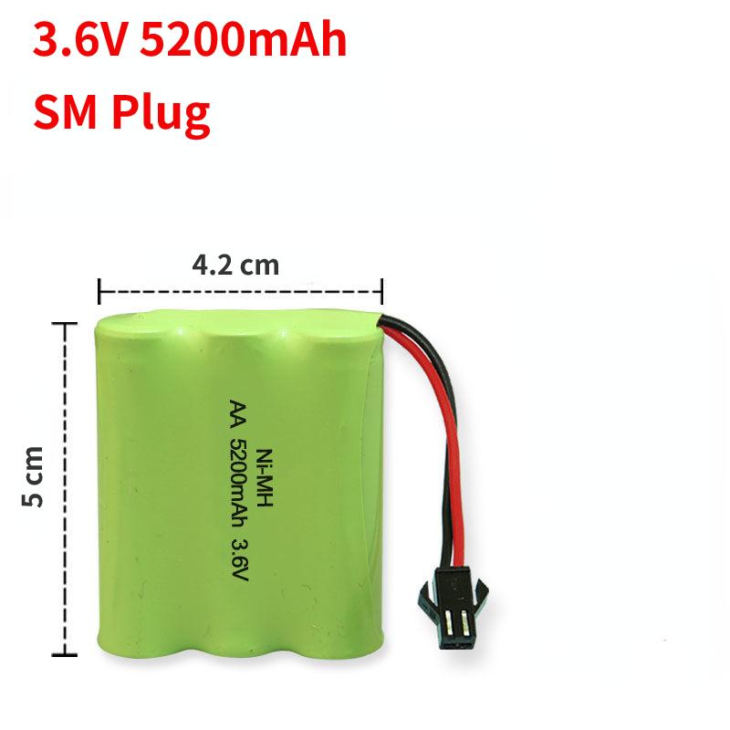 3,6 В/4,8 В/6 В/7,2 В/8,4 В/9,6 В 1300 мАч SM Plug аккумулятор для автомобилей грузовиков бак сменный аккумулятор