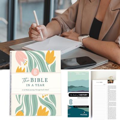 Библия за год. 52-недельная рабочая тетрадь по изучению Библии. Спиральное руководство по изучению Библии для женщин. Годовой план изучения Библии. Книга.