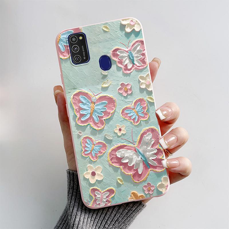 Для Samsung Galaxy M21 M30S M31 M31s Чехол Мягкий Силиконовый Задняя Крышка Телефона Для Samsung M31 M31S M30s M21 M 30 s Чехол Мультяшный Funda