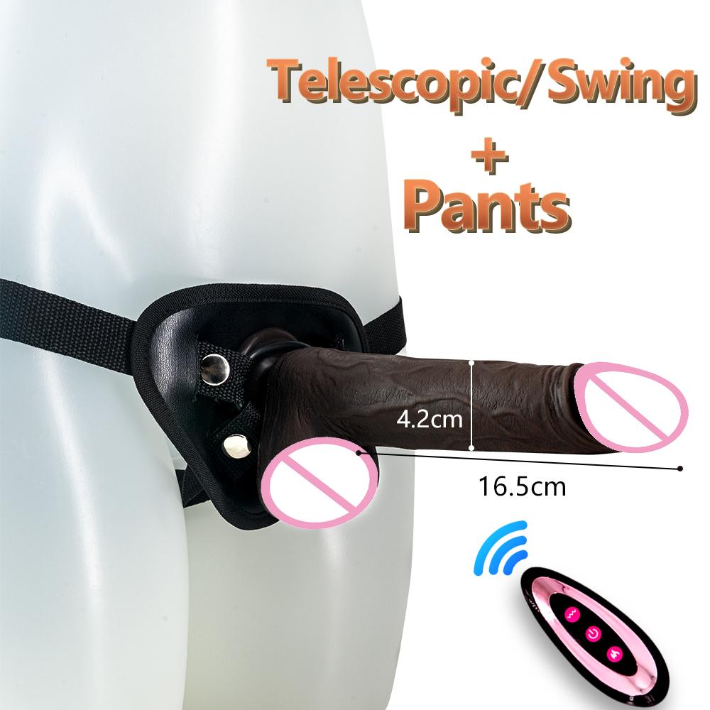 Большой фаллоимитатор, вибратор, электрический подогрев, пульт дистанционного управления, огромный пенис, точка G, секс-игрушки для женщин, зарядка через USB, беспроводной фаллоимитатор