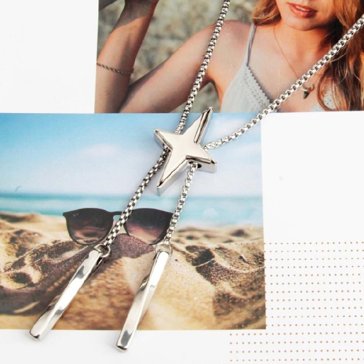 Bolo Tie Necklace for Teenage Girls Cool Chokers Star Jewelry Neck Chain