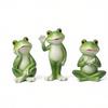 Resin Material Miniature Frog Statue Creative Craft Frog Garden Decor  Bonsai Plants