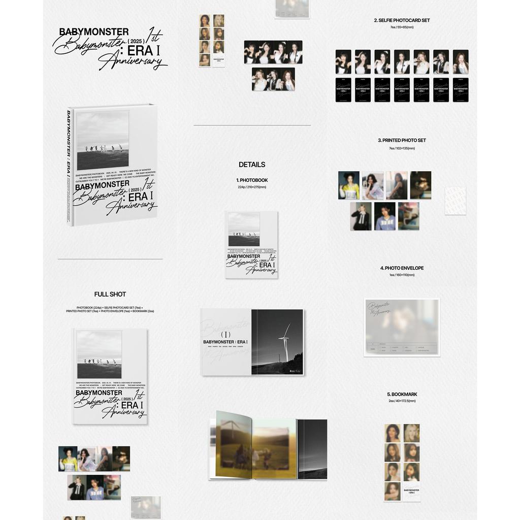 [Предварительный заказ] BABYMONSTER - ERA l BABYMONSTER 1st Anniversary Photobook  (Онлайн-преимущество)