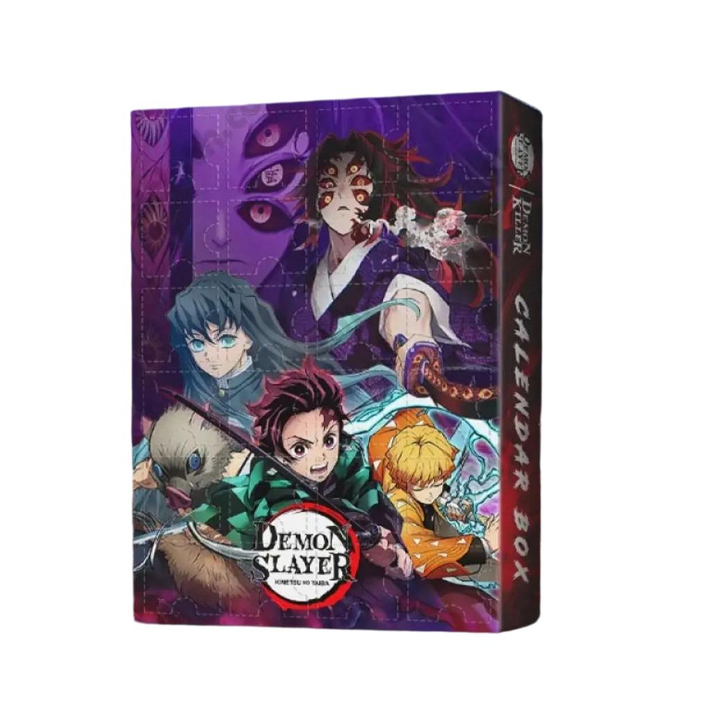 Подвески в виде 2D плоских персонажей из серии «Клинок, рассекающий демонов» для украшения дома и рождественской елки, календарь обратного отсчета, сюрприз-подарок в слепой коробке