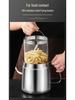304 Stainless Steel Oil Filter Pot with Screen - Large Capacity Oil Storage and Residue Filtering Bottle