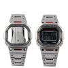 Для Casio Маленький Квадратный Серии GW-M5610DW5600 Модифицированный Тигровый Каменный Узор Рельефный Механический Металлический Корпус Ремешок Часы Модные Аксессуары