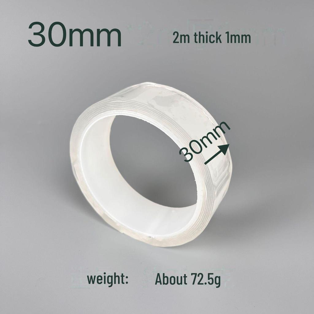 Акриловая нано двухсторонняя водонепроницаемая прозрачная лента с бесследным клеем для стен и автомобилей