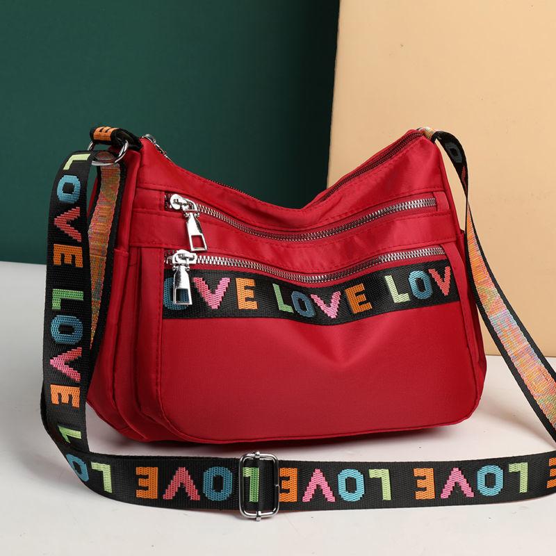 Досуг Водонепроницаемая нейлоновая сумка через плечо Холщовая сумка для мам Сумка через плечо Дорожная сумка из ткани Оксфорд