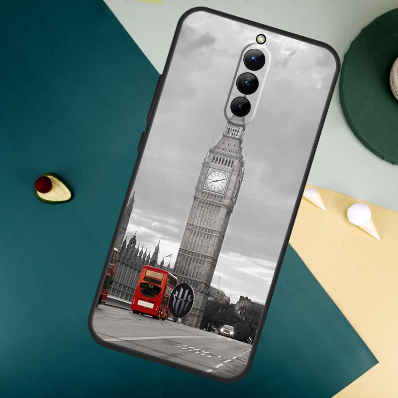 Лондонский Автобус Англия Биг Бен Для ZTE Nubia Red Magic 10 Air 8 9 8S 9S 10S Pro Plus 7 6S 7S Pro Red Magic 11 Pro Plus Чехол