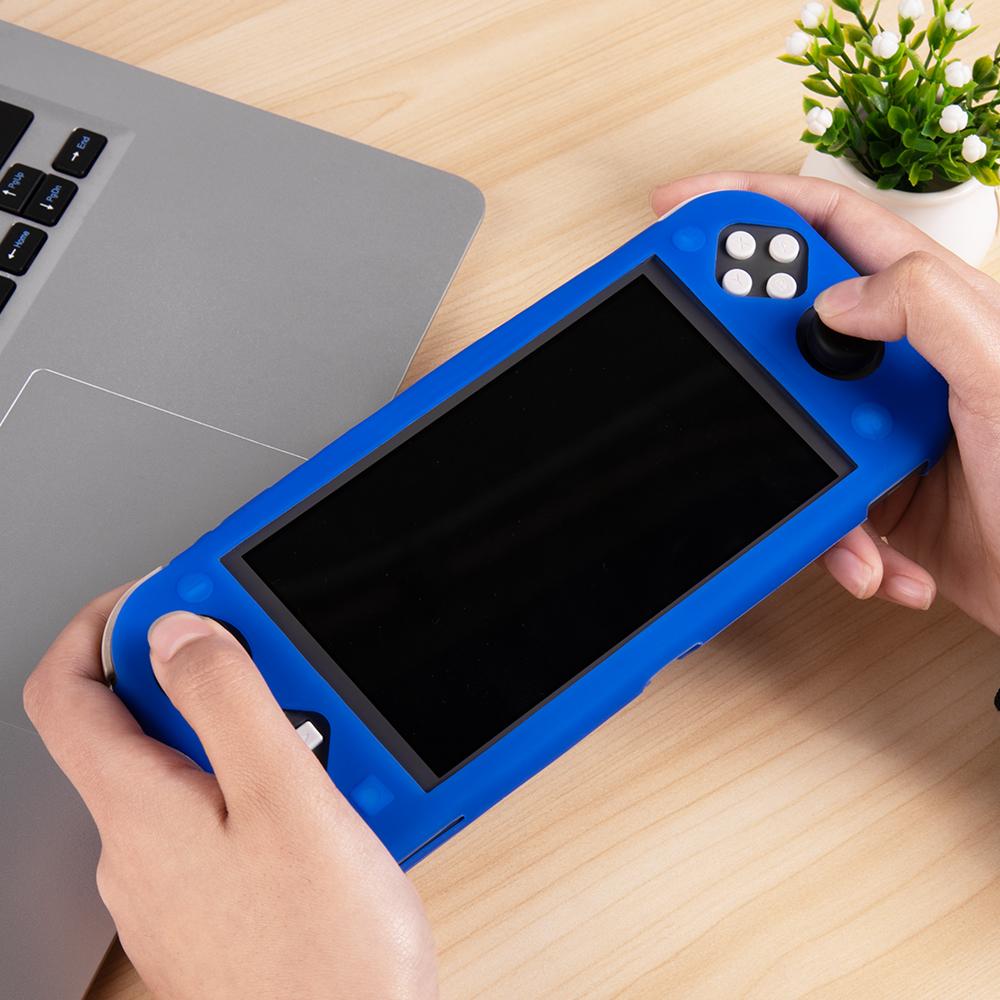 Для Nintendo Switch Lite силиконовый защитный чехол игровая консоль амортизирующий анти-падения мягкий чехол