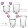 Akebono Sangyo Warenai Double Wall Glass Wide 300ml TW-3781