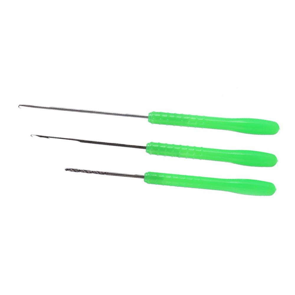 2 Sets Lightweight Fishing Bait Needle Tool 3 in 1 Baiting Stringer Baiting Needle Tool  for Baiting
