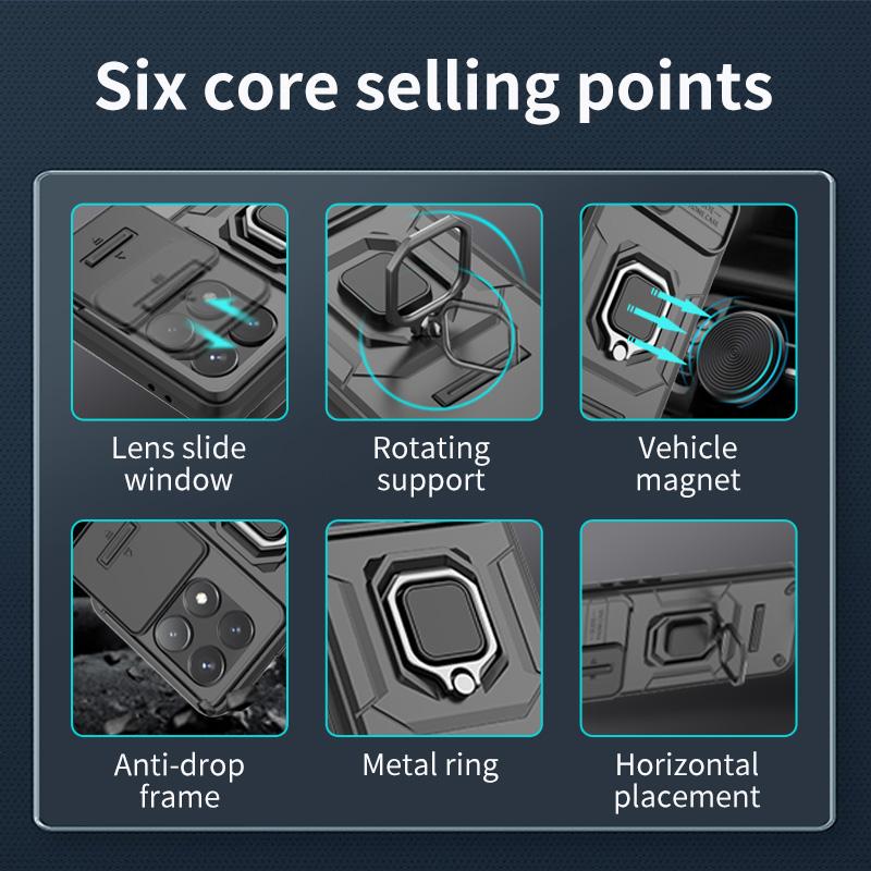 Противоударный защитный чехол для POCO X5 X6 F5 F6 Pro 5G, чехол для объектива камеры, задняя крышка для Xiaomi Redmi Note 13 Pro 4G Fundas