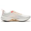 Li Ning Super Light 21 Нескользящие, износостойкие, дышащие низкие беговые кроссовки мужские Белый Абрикосовый Золотой ARBU001-49