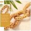Rattan Chain Woven Link Decor Wall Hanging Ornament Farmhouse Handicraft Chains