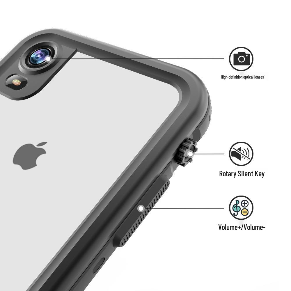 Водонепроницаемый ударопрочный чехол Красный перец для iPhone XR