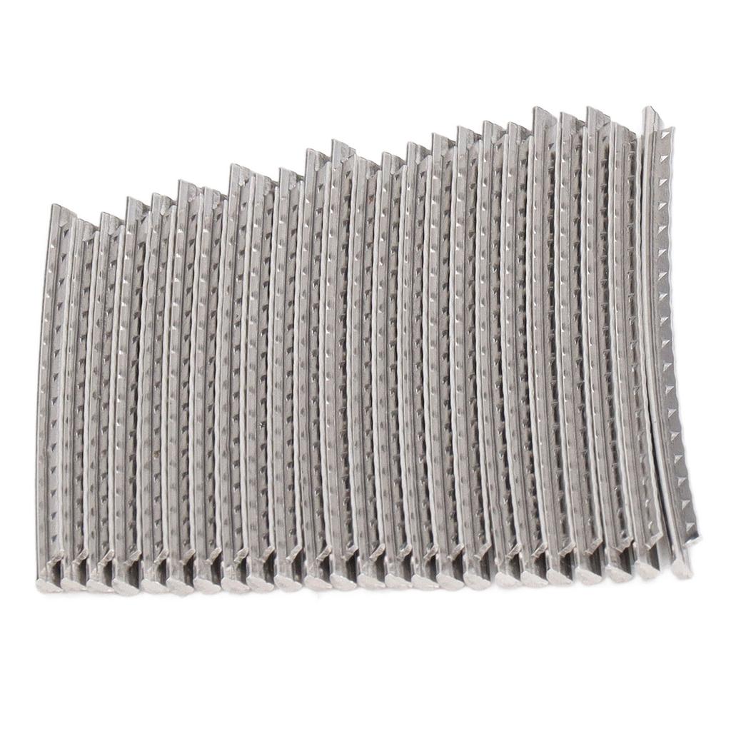 24Pcs Guitar Fret Wire 2.7mm 24 Frets Stainless Steel Fretwire Instrument Accessory
