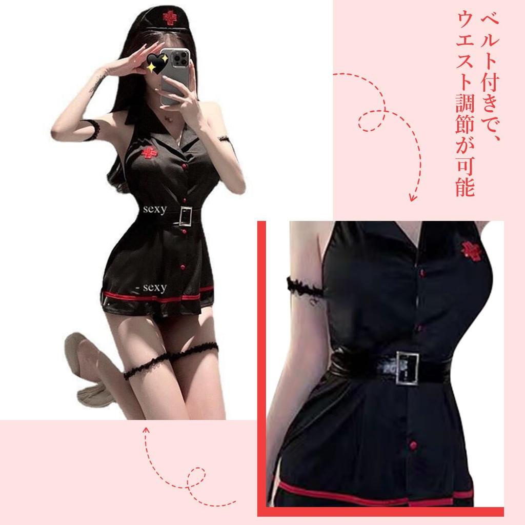 Косплей медсестры Комплект униформы медсестры Шапочка медсестры Сексуальный непослушный костюм медсестры Большой размер Милое нижнее белье медсестры Экстремальная мини-длина Соблазнительный женский врач Белый