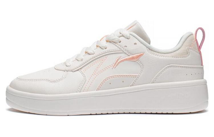 Li Ning Wheat Age Slip Resistant, Abrasion Resistant, Breathable, Height Increasing Low top Skateboard Shoes Women's AGCT148-2