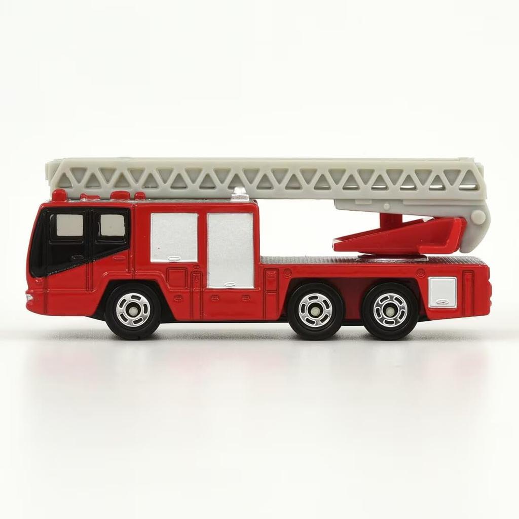 Takara Tomy 108 Hino Ladder Fire Truck Miniature Car Toy for Ages 3 and Meets Toy Safety ST Mark TOMICA TAKARA Multicolor "Tomica No. (Boxed)" Up,