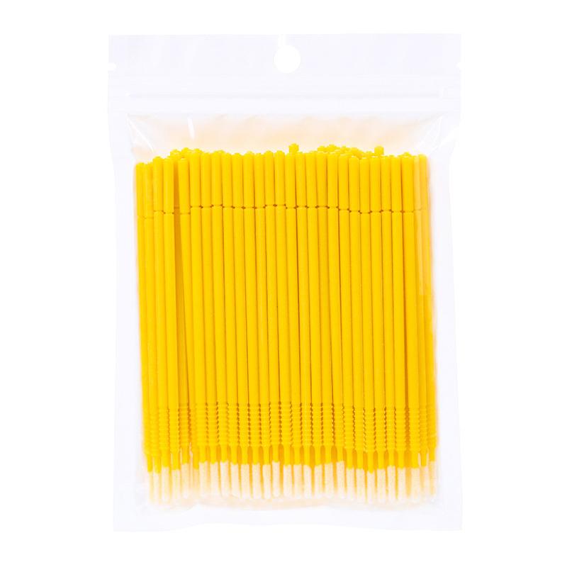 100 шт. в упаковке, 9 цветов, одноразовые кисти для ресниц, тушь для наращивания ресниц, аппликатор, инструменты для макияжа ресниц