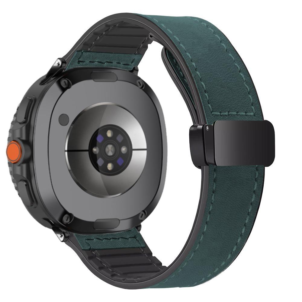 Силиконовый кожаный ремешок для Samsung Galaxy Watch 8 40 мм 44 мм Watch 8 Classic 46 мм Магнитный браслет Galaxy Ultra 2025 47 мм Correa