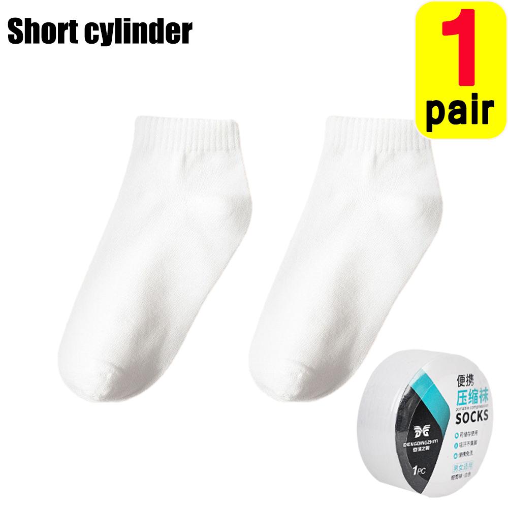 Одноразовые дорожные носки для мужчин и женщин, стираемые компрессионные носки, одноразовые портативные компрессионные хлопковые носки для деловых поездок