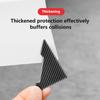 blbn4 2x Carbon fiber Car Logo Door Corner Bumper Security Protection Stickers for Porsche Boxster Cayman Cayenne 911 Macan Panamera