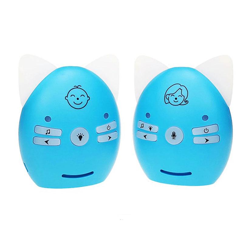 V30 EU Plug Чувствительная передача Двусторонняя связь Кристально чистый голос Cry 2.4GHz Беспроводной детский портативный цифровой аудионяня AA