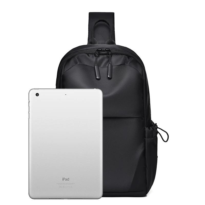 Мужская многофункциональная нагрудная сумка с регулируемыми плечевыми ремнями, большая вместимость, мужская модная сумка через плечо, многофункциональная плечевая сумка