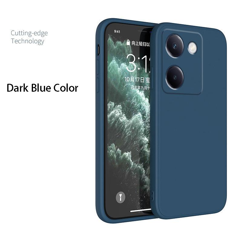Квадратный чехол из жидкого силикона для телефона Xiaomi Pocophone POCO X6 X5 X7 M6 M7 Pro C61 C55 C65 C75 Матовый силиконовый чехол Fundas