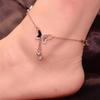 Новый Персонализированный Браслет на Лодыжку с Подвеской-Бабочкой Летняя Пляжная Цепочка на Ногу Ручной Работы Браслет на Лодыжку Золото и Серебро Головные Уборы и Розничная Торговля