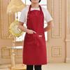 Canvas Aprons for Woman Men Kitchen Chef Work Apron for Grill Restaurant Bar Shop Cafes Beauty Nails Studios Uniform