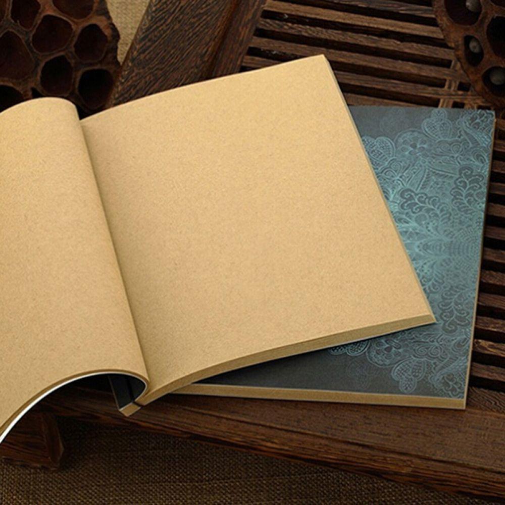 Gifts Beautiful Handmade Kraft Paper Wire-bound Notebook Blank Page Sketches