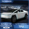 Защитная пленка для фар автомобиля из ТПУ для Tesla Cybertruck 2024 2025 2026 Транспортная и Тонированная Антицарапающая Автомобильные Внешние Аксессуары.