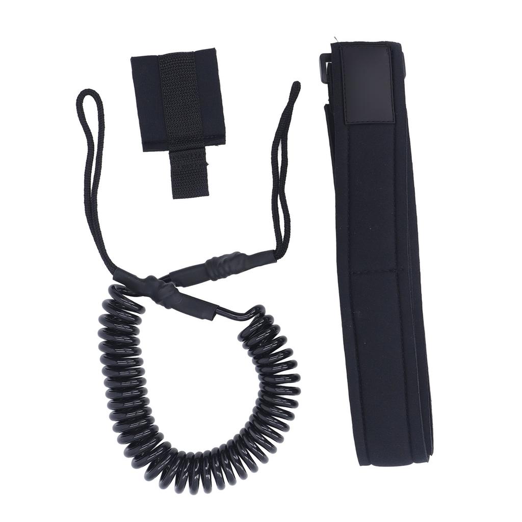 6 мм поводок для серфинга надежный высокопрочный TPU спиральный пружинный поясной трос безопасности для водных видов спорта