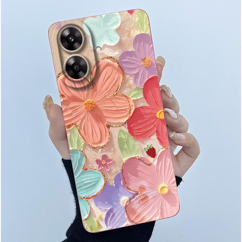 Чехол для телефона Realme Note 60 60X Narzo N61 Задняя крышка Матовый корпус Новый дизайн Мягкий силикон Funda для Realme Note60 RMX3933 Чехол
