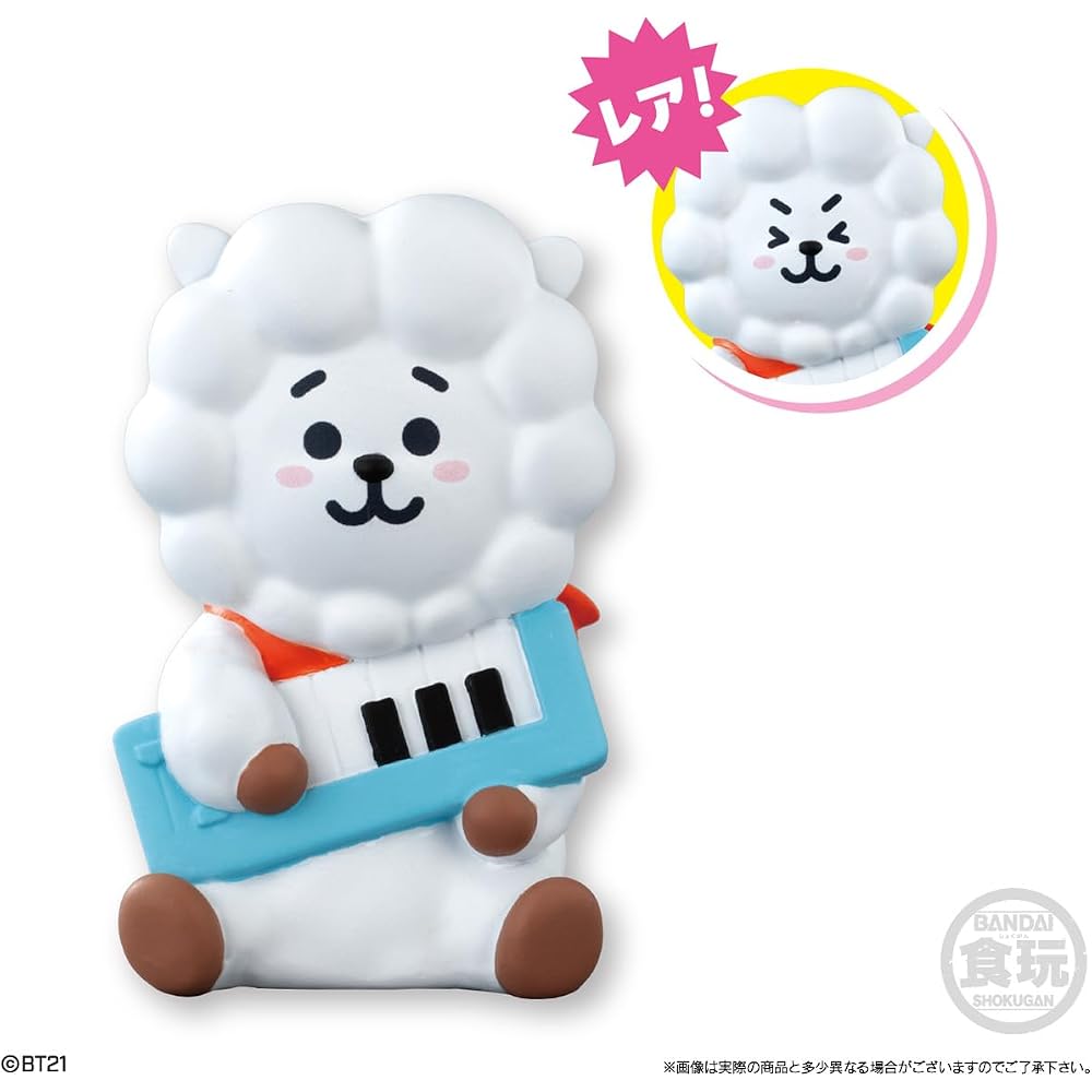 Bandai (БАНДАЙ) BT21 Друзья 4 Жевательная резинка Пищевая игрушка [Продажа коробкой/Набор из 12 штук]