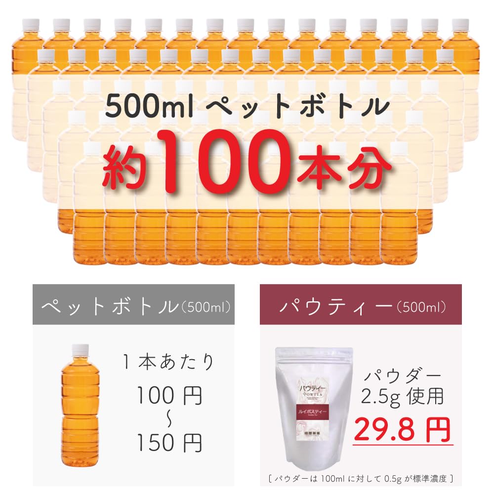 Чай ройбуш Паути 250 г примерно на 100 500 мл пластика в пакетиках чай, (Эквивалентные бутылки) [Порошковый чай] [Растворяется в воде] [Растворимый чай]