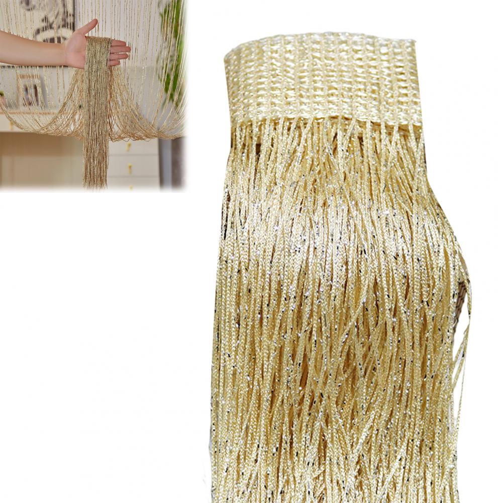 Шторы-нити, декоративная кисточка, фон, блестящая панель для дверного проема, для спальни, разделитель комнаты, элегантная свадебная для дома