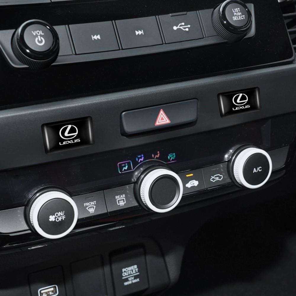 10/20/50Pcs Car Window Lift Button Stickers Steering Wheel Badge Decoration For Lexus IS IS250 IS250C IS300 IS300C IS350 F SPORT